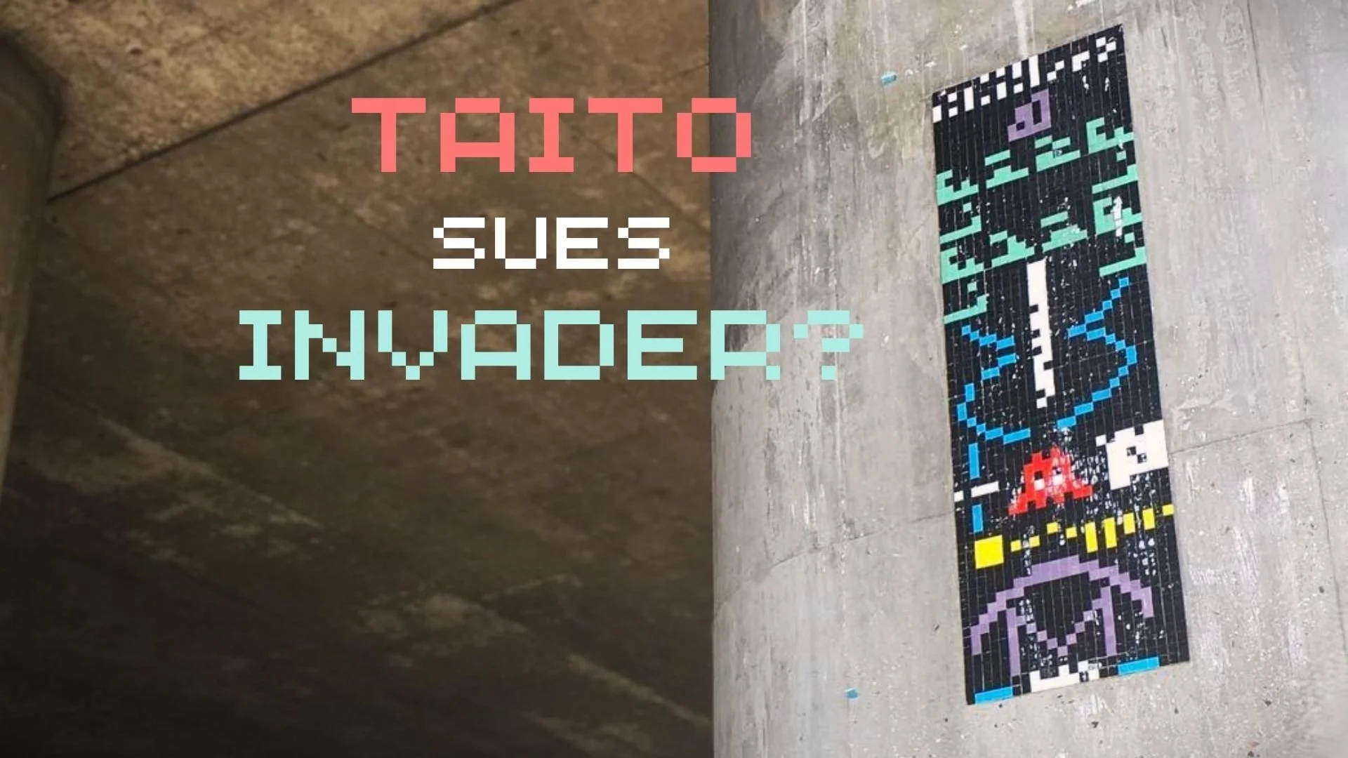 Art vs Game: Invader's Mosaics Sued by Taito Corporation?